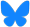 Bluesky blue butterfly logo